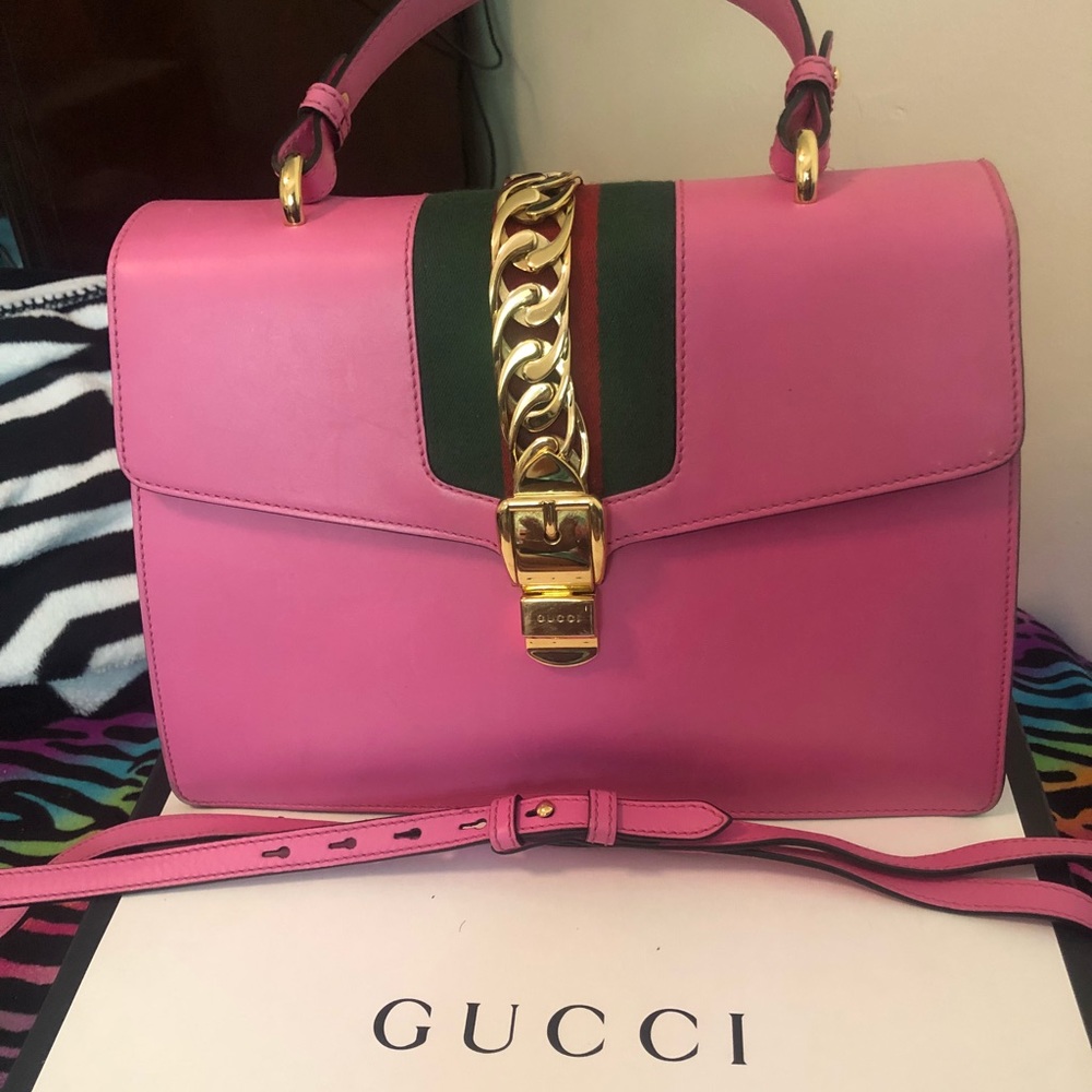 Gucci Sylvie Top Handle Medium Bag